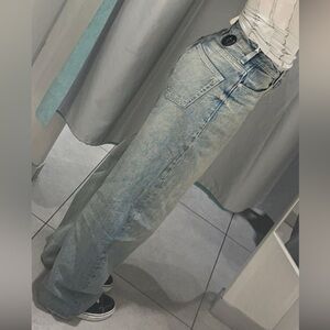 Baggy high rise jeans